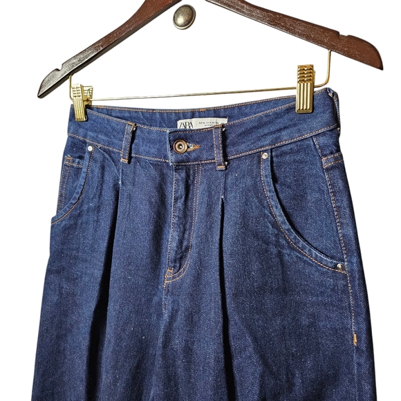 ZARA Wide Leg Denim Jeans. Awesome Style! - Picture 2 of 5